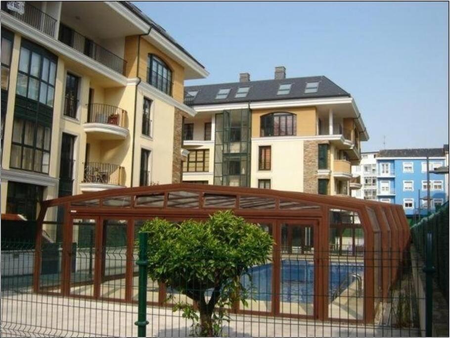 Apartamento Duplex Con Terraza Playa A Rapadoira Foz Exterior foto